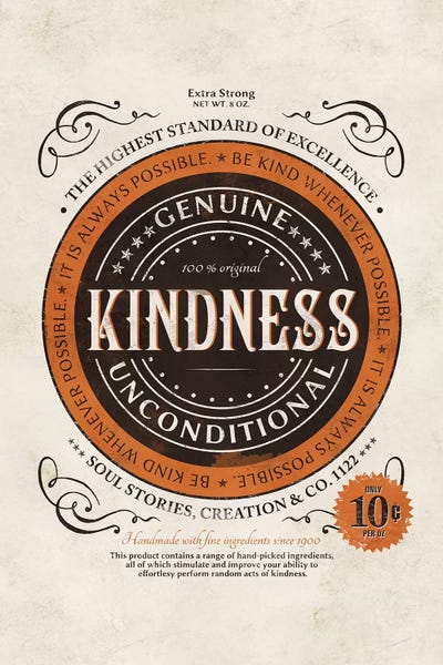 Vintage Posters: Kindness II by Ester Kay