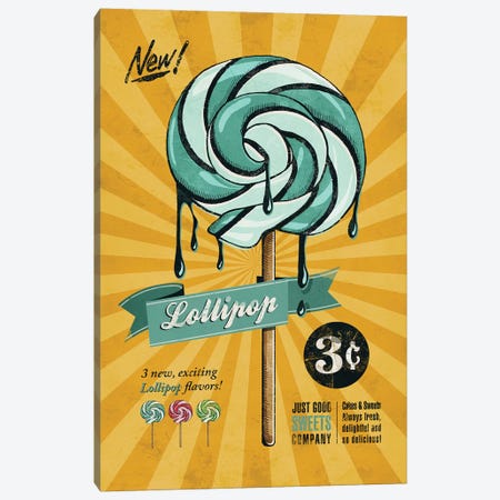 Lollipop Canvas Print #KAY27} by Ester Kay Canvas Art Print