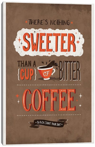Nothing Sweeter Canvas Art Print - Coffee Shop & Cafe