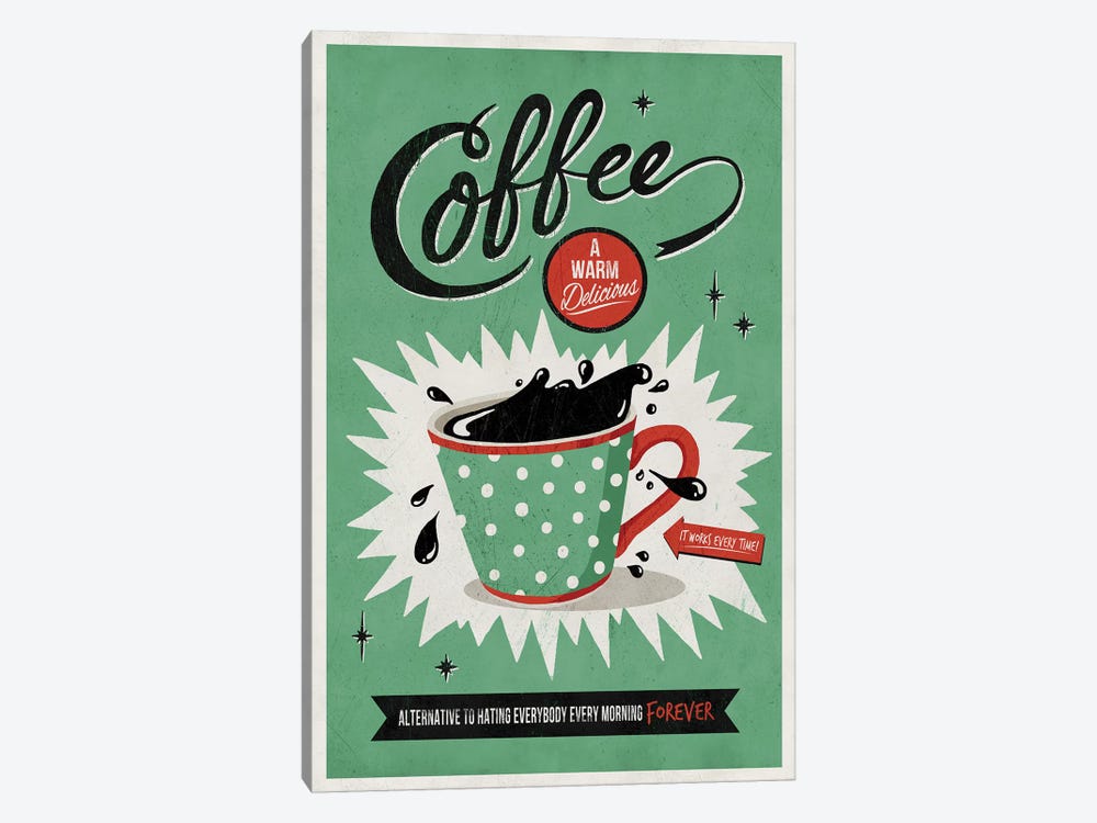 Saved By Coffee by Ester Kay 1-piece Canvas Art