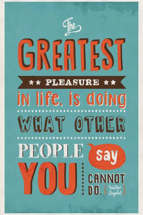 The Greatest Pleasure