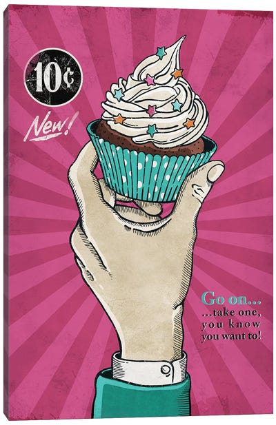Treat Yourself Canvas Art Print - Food & Drink Posters