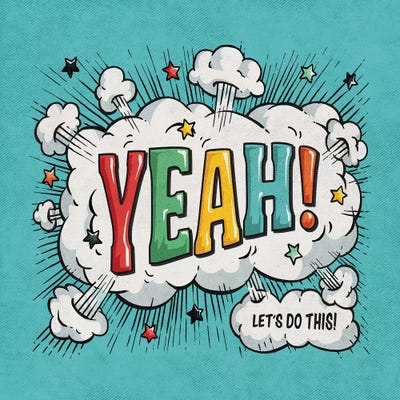 Yeah by Ester Kay art print