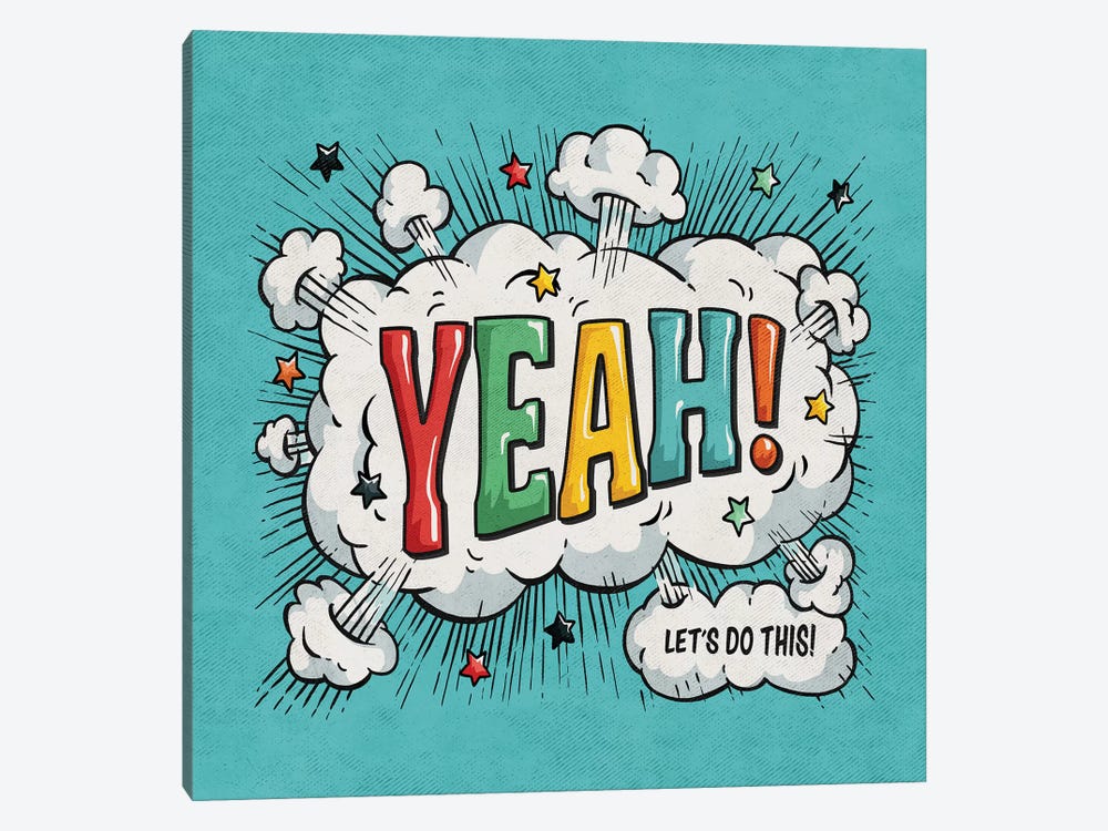 Yeah by Ester Kay 1-piece Canvas Wall Art