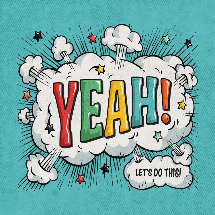 Yeah by Ester Kay wall art