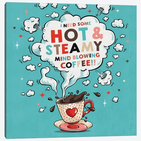 Hot And Steamy Canvas Print #KAY52} by Ester Kay Canvas Print