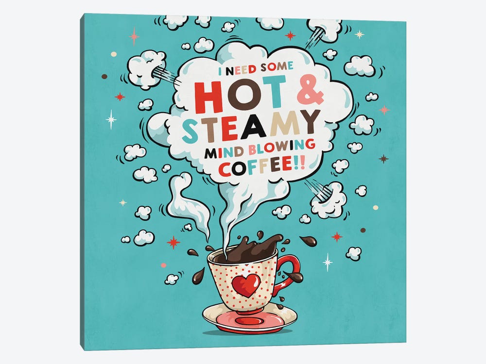 Hot And Steamy by Ester Kay 1-piece Canvas Wall Art
