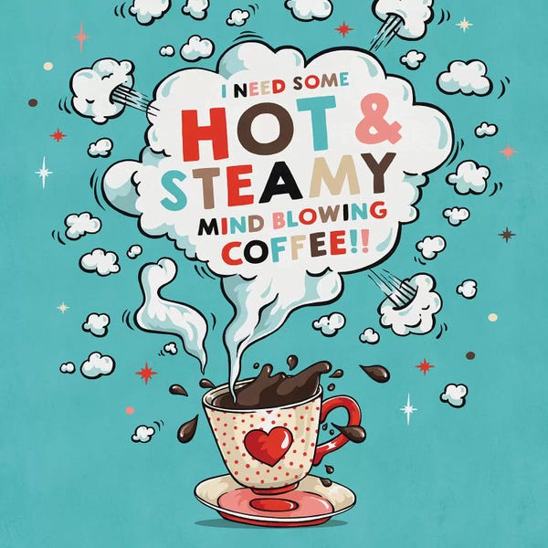 Vintage Kitchen Posters: Hot And Steamy by Ester Kay