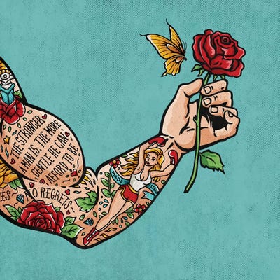 Strong Men by Ester Kay art print