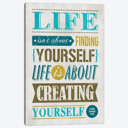 Create Yourself Canvas Print #KAY5} by Ester Kay Canvas Artwork