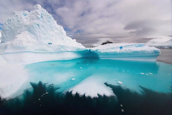 Ice & Snow Close-Ups: Floating Iceberg, Southern Ocean by Steve Kazlowski