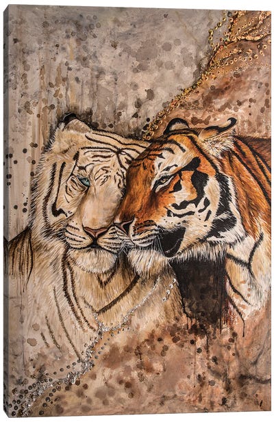 Minds Canvas Art Print - Wildlife Conservation Art