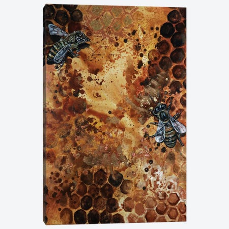 Got Honey? Canvas Print #KBA24} by Karin Brauns Canvas Art Print
