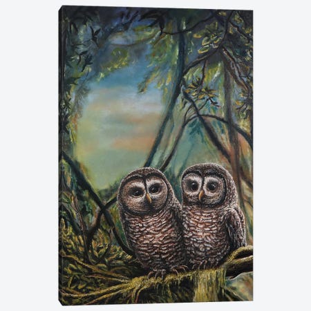 Owl You Need Is Love Canvas Print #KBA39} by Karin Brauns Canvas Print