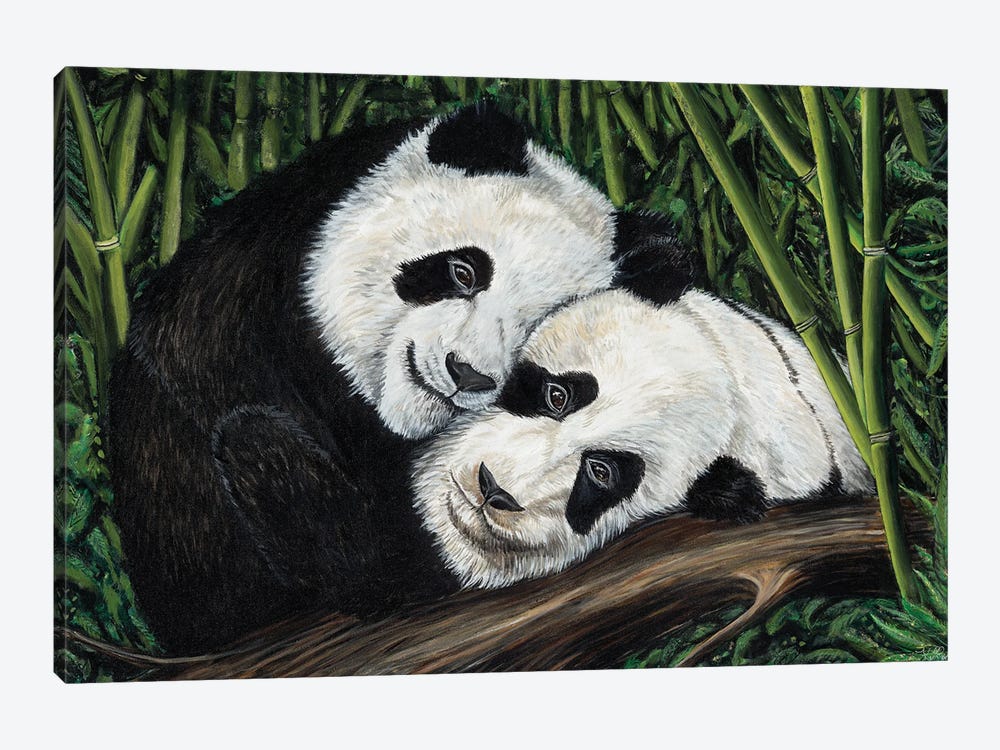 Cuddle by Karin Brauns 1-piece Canvas Print