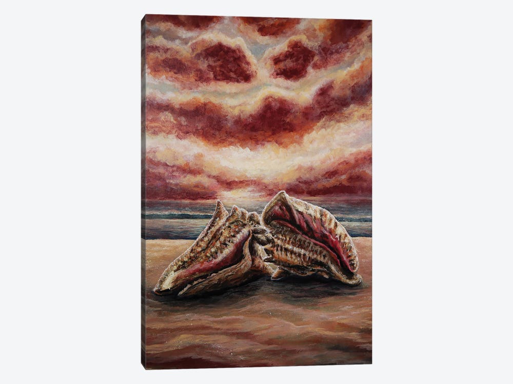 I'm Conchs About You by Karin Brauns 1-piece Canvas Art Print
