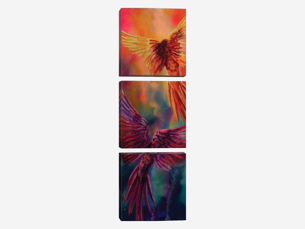 Spread Your Wings II by Karin Brauns 3-piece Canvas Artwork