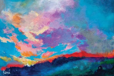 My Heart Dances With The Daffodils by Kerri McCabe canvas print