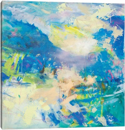 The Hills Will Leap Joyously Canvas Art Print - Kerri McCabe