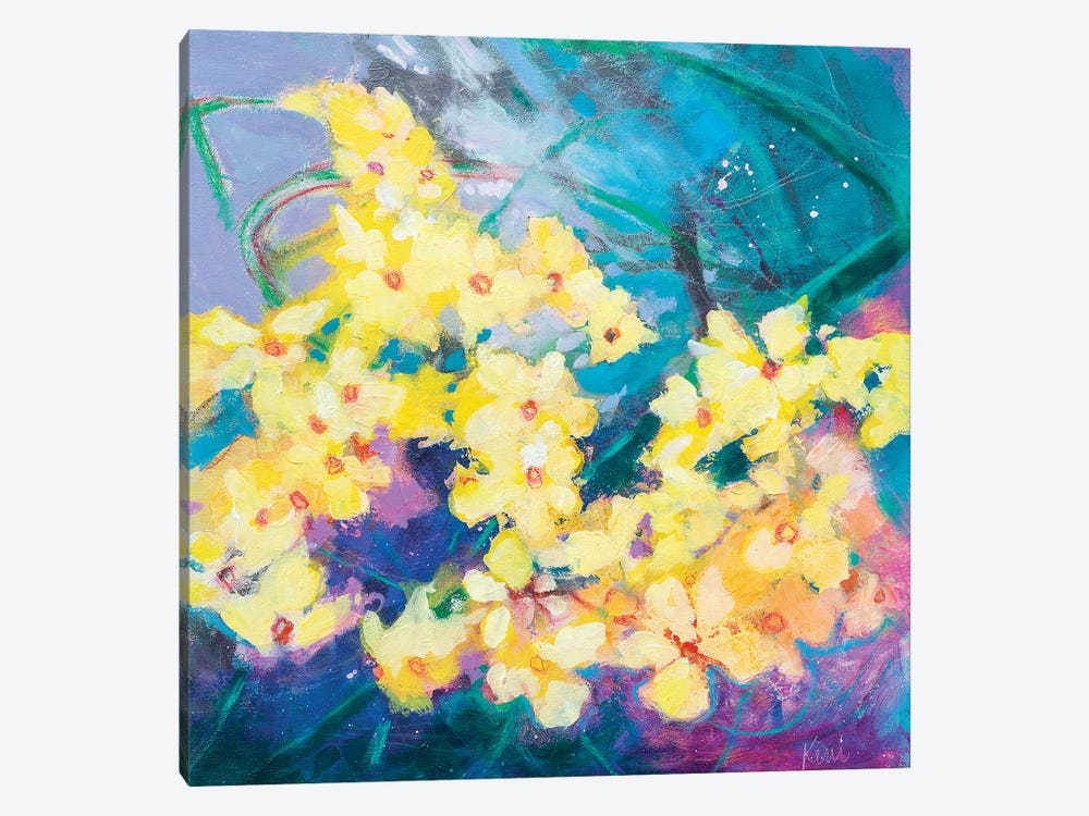 Daffodil Storm by Kerri McCabe 1-piece Canvas Artwork