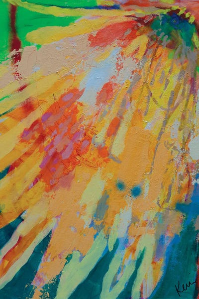 Intuitive Abstracts: Melt Into A Sun by Kerri McCabe