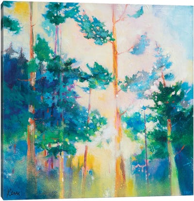 Making A Way Through The Trees Canvas Art Print - Kerri McCabe