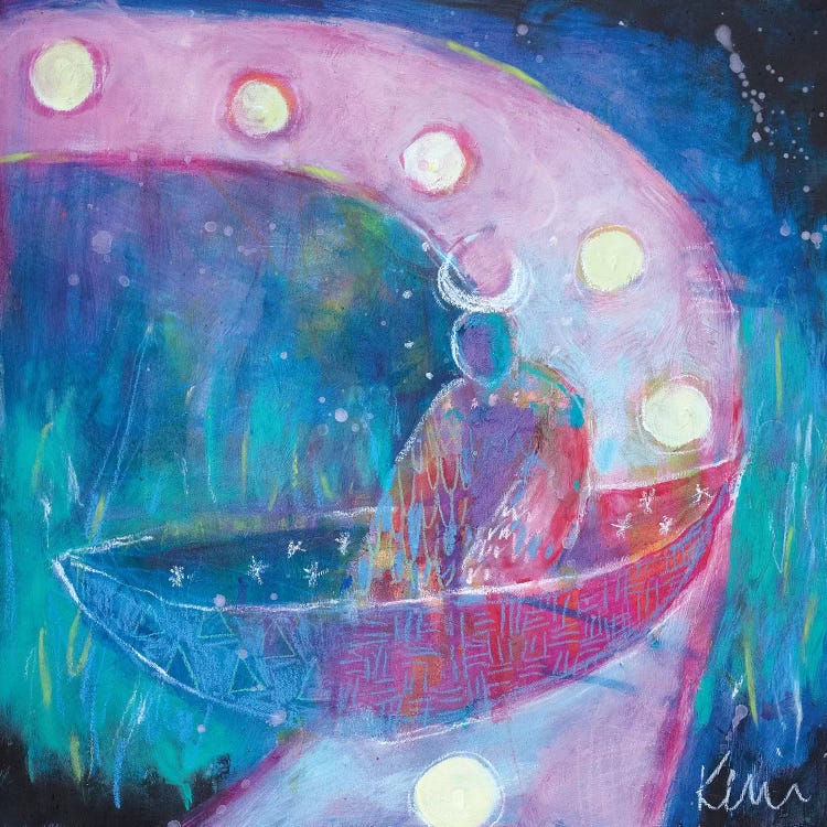 Following The Full Moon Path by Kerri McCabe wall art