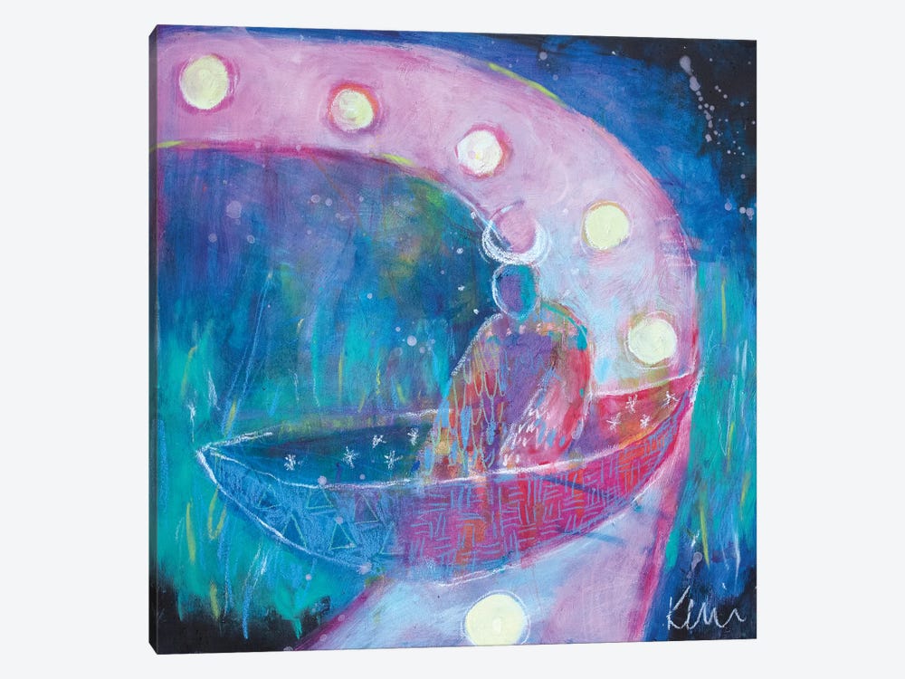 Following The Full Moon Path by Kerri McCabe 1-piece Canvas Art