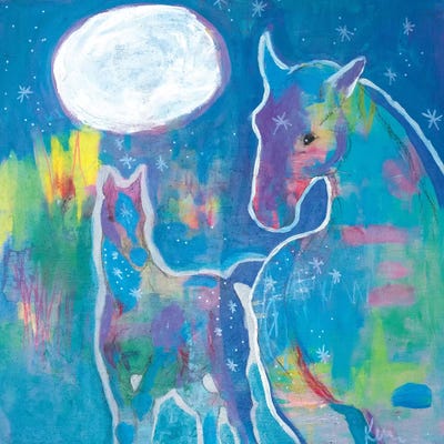 Full Moon Run by Kerri McCabe art print