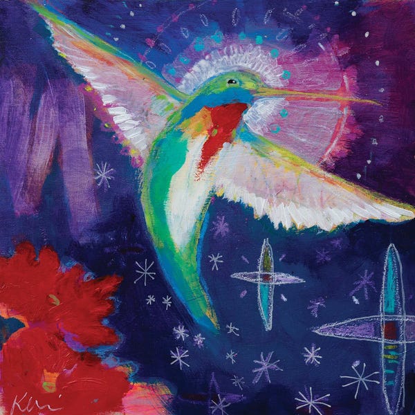 Hummingbirds: Humming With The Cosmos by Kerri McCabe