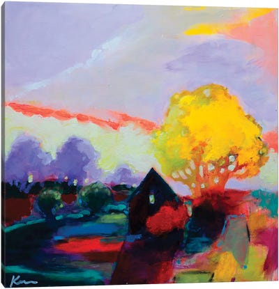 Peace In The Home Canvas Art Print - Kerri McCabe