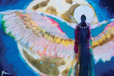 The Moon Has Your Back by Kerri McCabe canvas print