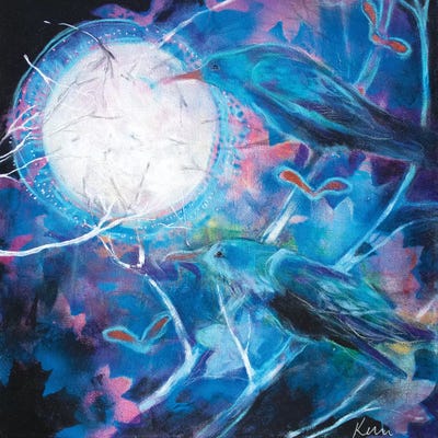 Full Moon Watch by Kerri McCabe art print