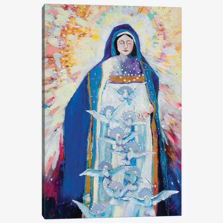 Mother Of Peace Pray For Us Canvas Print #KBC143} by Kerri McCabe Canvas Print