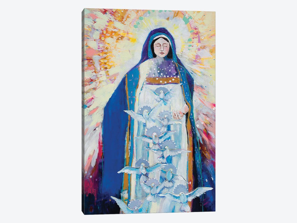 Mother Of Peace Pray For Us by Kerri McCabe 1-piece Canvas Art