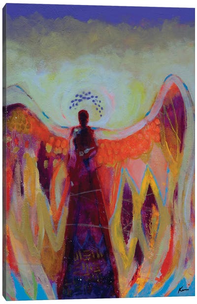 In The Flames Of Mercy Canvas Art Print - Kerri McCabe