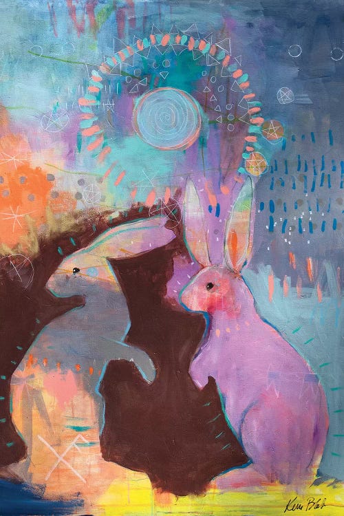 Rabbit Magic by Kerri McCabe wall art