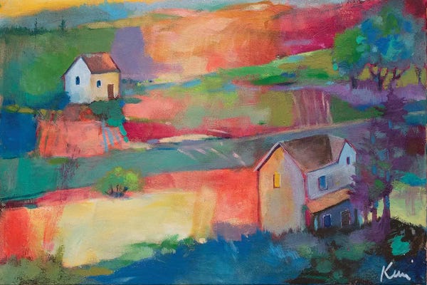 Homage To The Fauves: Morning Holds A Pormise by Kerri McCabe