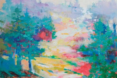 A Haven On The Hill by Kerri McCabe framed canvas print