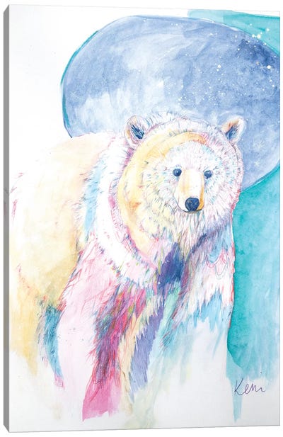 Bear's Wander Canvas Art Print