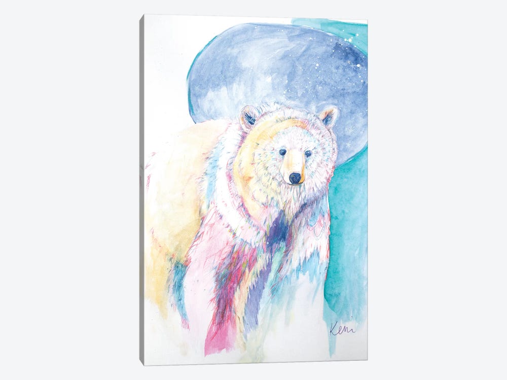 Bear's Wander by Kerri McCabe 1-piece Canvas Print