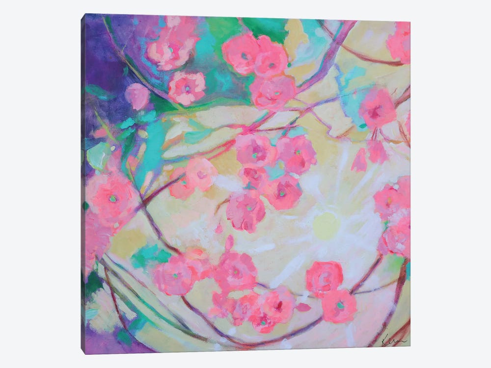 Cherry Blossom Sunshine by Kerri McCabe 1-piece Canvas Print