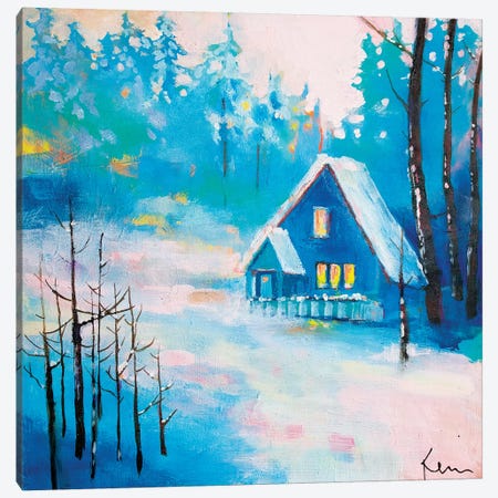 Snowy Solitude Canvas Print #KBC76} by Kerri McCabe Canvas Artwork