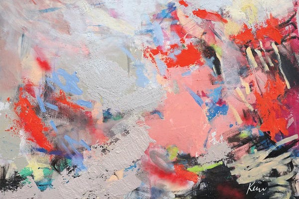 Intuitive Abstracts: I Have To Keep Dreaming by Kerri McCabe