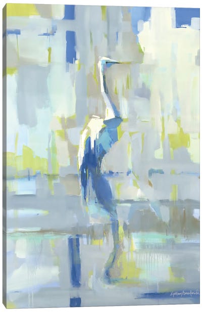 Bayou Heron Canvas Art Print
