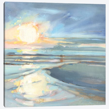 Eastern Lake Sunset Canvas Print #KBD2} by Kathleen Broaderick Canvas Artwork