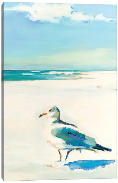 On Watch Canvas Art Print - Gull & Seagull Art