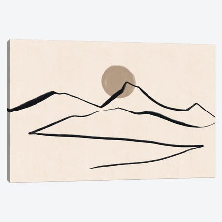 Linear Landscape I Canvas Print #KBH5} by Katie Beeh Canvas Art Print