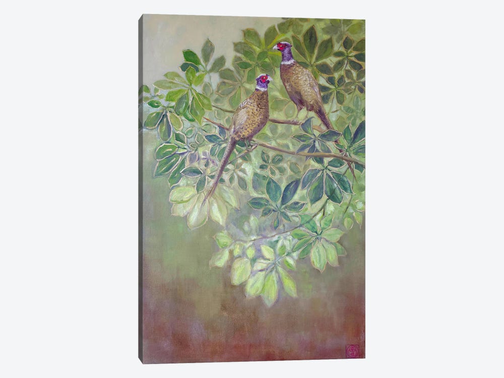 Pheasants by Katia Bellini 1-piece Canvas Artwork