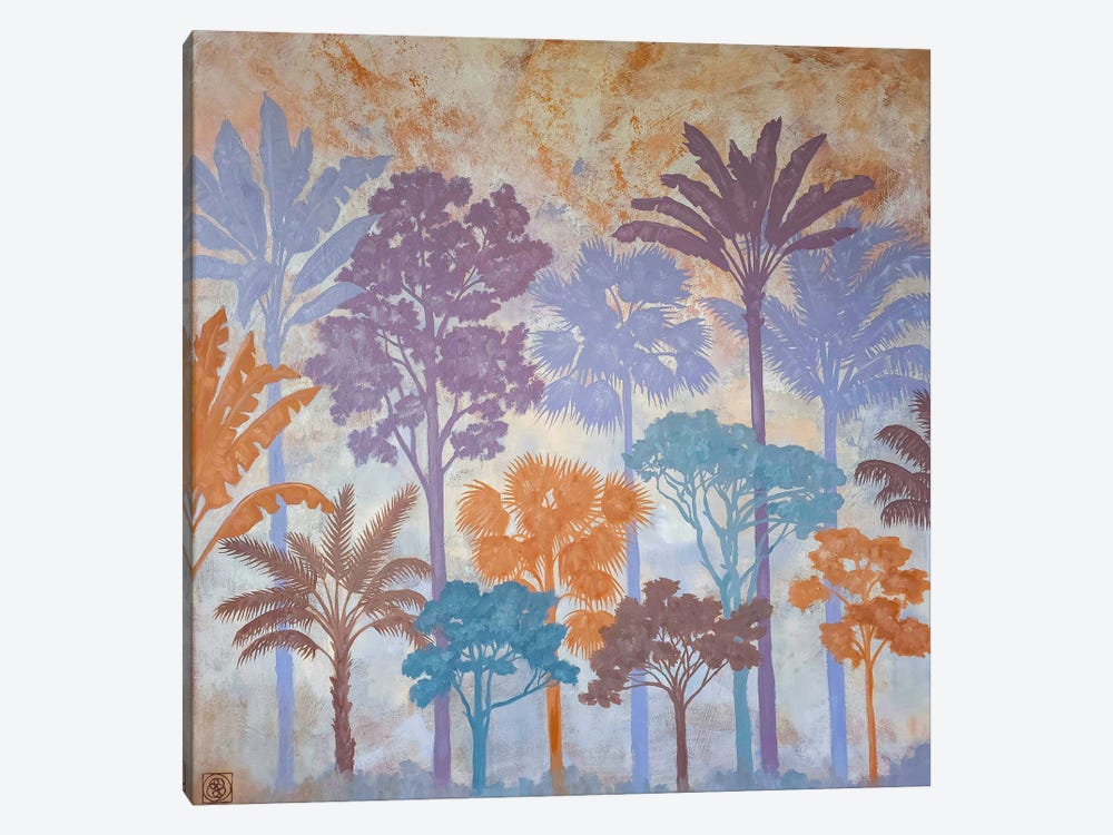 Tree Silhuettes by Katia Bellini 1-piece Canvas Art Print